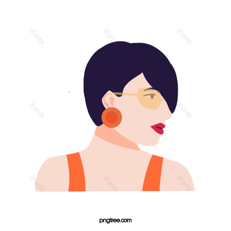 复古人物图片,动画片元素,头像PNG,艺术免抠素材